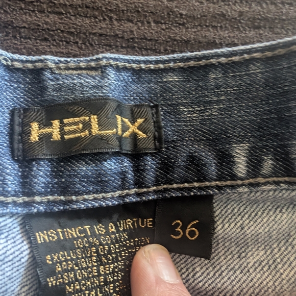 Helix Blue Denim Jeans - Picture 1 of 8